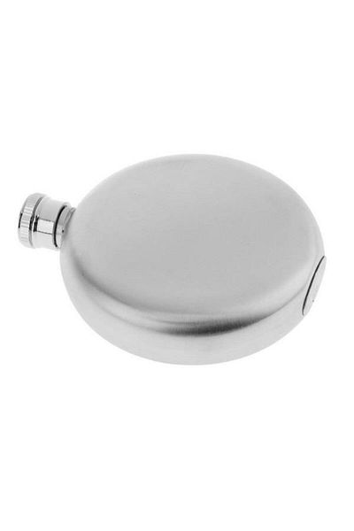 Güneş Grey 5 oz Round Steel Mat - 150 ml Py81-5