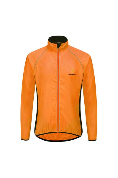Choice EU L (ASIA XL) BC220-O WOSAWE Men Windproof Waterproof Reflective Cycling Jacket MTB Bicycle Long Sl