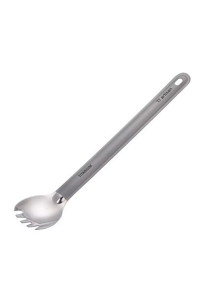 Choice Ta8121p Tiartisan Titanium Long Handle Spork Spoon Cutlery Ultralight Tableware Outdoors Portable Di