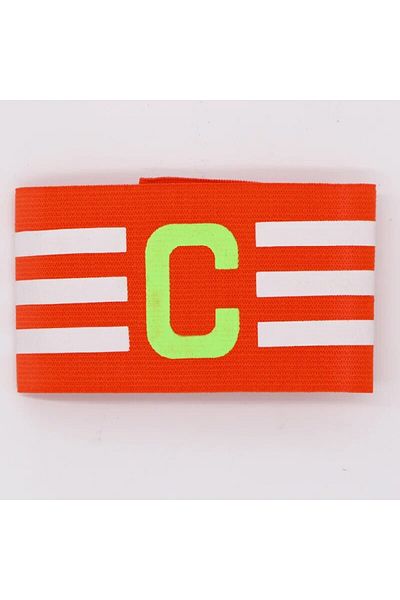 Choice orange Adjustable Football Captain's Armband for Adults and Youth - Comfortable and Durable Soccer B