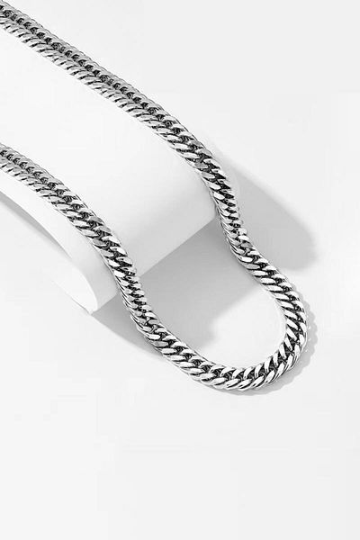 Chavin Men's Steel Chain - Gray, 58 cm, 5 mm, Gürmet Dm91