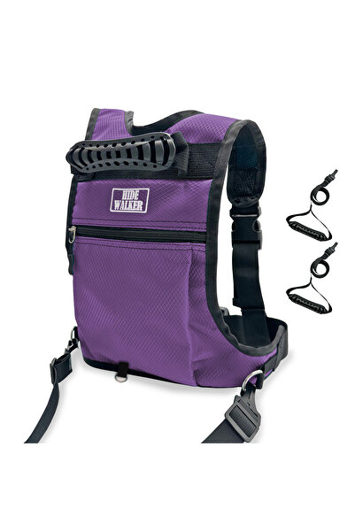 Choice حزام تزلج أرجواني للأطفال على ظهره حزام تدريب على التزلج على الجليد قابل للتعديل للتحكم في السرعة للأطفال