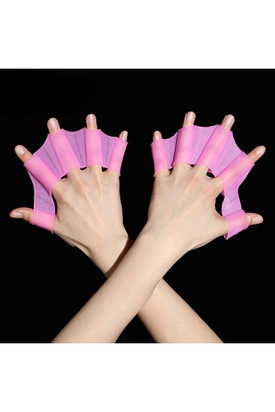 Choice L FQ429-pink Silicone Swimming Fins Flipper Men Women Child Swim Pool Sport Professional Training Fi