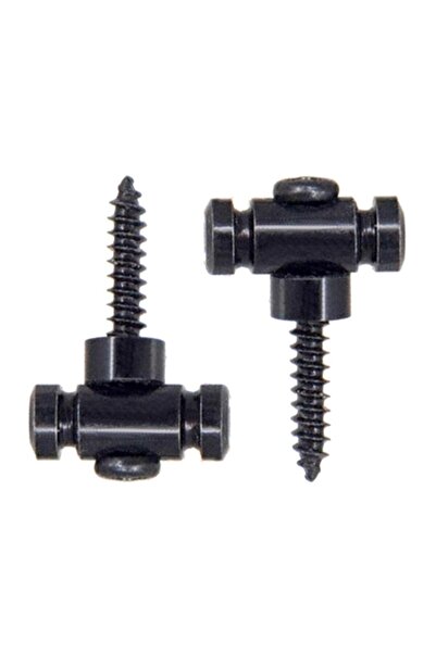 Choice1 black 2 Pieces Roller String Guides Retainer Electric Guitar String R...