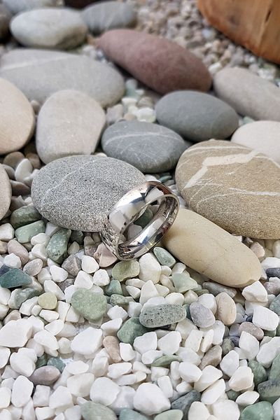 Chavin 6 mm Promise Men's Steel Ring Cr99By
