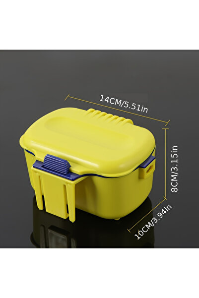Choice صندوق طُعم صيد متعدد الاستخدامات باللون الأصفر، صناديق طُعم مزيفة معزو...
