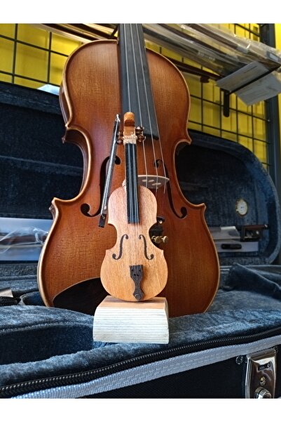 PUANDORG KEMAN MİNYATÜR ENSTRÜMAN - AHŞAP - ÖZEL ÜRETİM - HEDİYELİK - (HEDİYE...