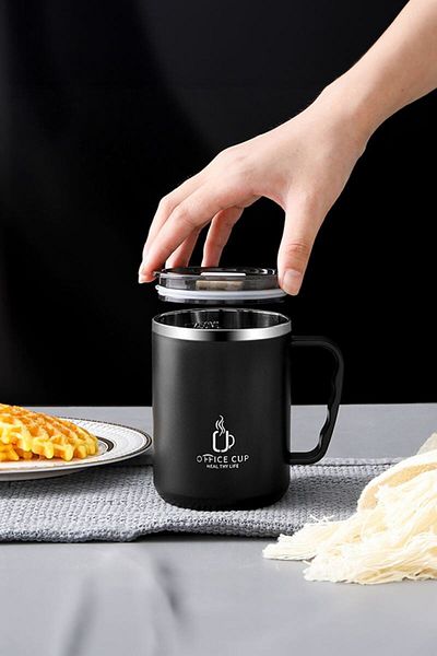 Weather Forecast 500 ml Coffee Hand Thermos Mug - 304 L Steel, Cin557syx