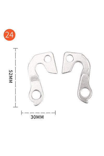 Choice 24 Silver-1pcs Lebycle Mtb Road Bicycle Alloy Rear Derailleur Hanger Racing Bike Frame Gear Tail Hoo