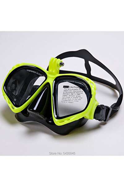 Choice أقنعة غوص احترافية من JoyMaySun باللونين الأصفر والأسود ونظارات سباحة ...