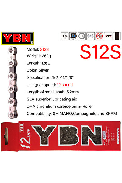 Choice 12 Speed S12S Boxed YBN Bike Chains 8 9 10 11 12 Speed MTB ROAD Bike C...