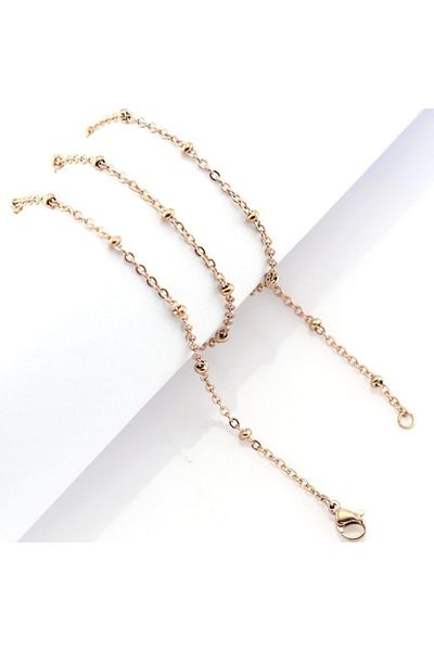Chavin 2 mm50 cmThin Between Bulk Steel Necklace Chain Eb28