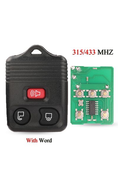 Choice 2 Plus 1 Buttons jingyuqin CWTWB1U345 Remote Car Key For Ford Edge Escape Explorer Windstar For Mazd