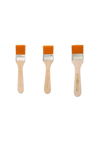 Weather Forecast 3 Pieces Oil Acrylic Nylon Paint Brush Set - Cin674