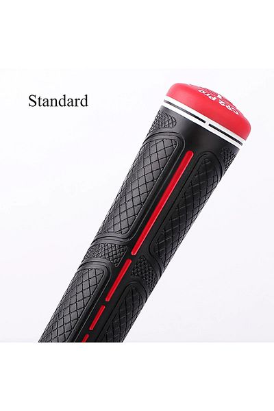 Choice Standard-1pc-red 1PC Golf grip Black rubber non-slip Standard /Midsize/Oversize 3 sizes
