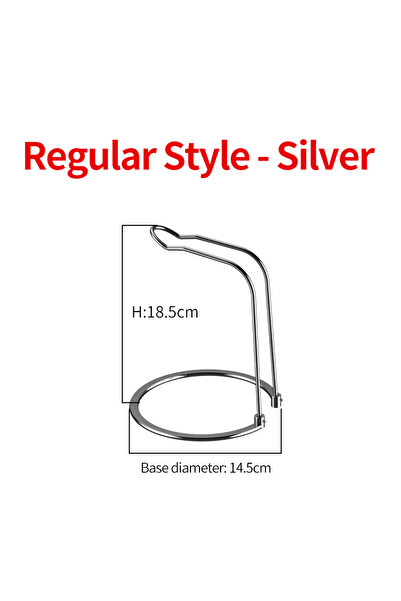 Choice حامل عرض بكرة الصيد الفضي القياسي من الفولاذ المقاوم للصدأ مع حامل بكر...