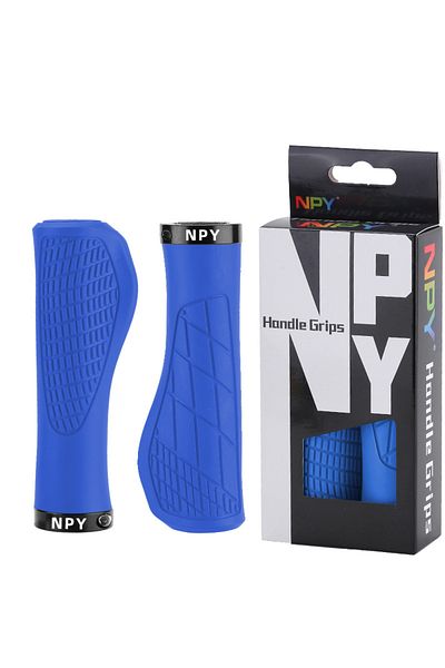 Choice Blue Bicycle Handlebar Grip Lock On Mountain Bike Grip Soft Rubber MTB Cuffs 22.2mm Bicycle Handle C