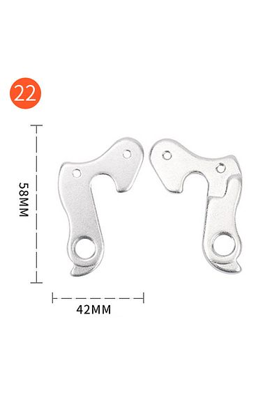 Choice 22 Silver-1pcs Lebycle Mtb Road Bicycle Alloy Rear Derailleur Hanger Racing Bike Frame Gear Tail Hoo