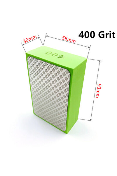Choice3 وسادات تلميع يدوية ماسية بدرجة خشونة 400، مقاس 93 مم × 58 مم، مناسبة ...
