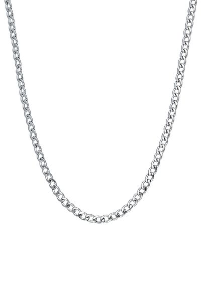 Chavin Figaro Model Flat - 70cm, 4mm, Men's Long Steel Chain Eg84