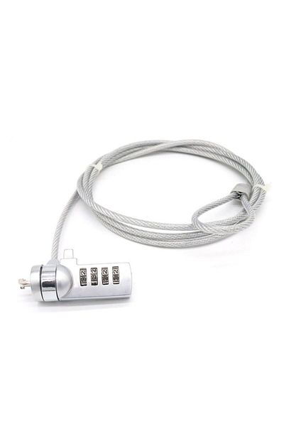 Weather Forecast 18 Mm Silver 4 Digits Combination Laptop Lock - Cin541