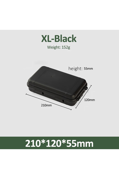 Choice صندوق أدوات كبير الحجم أسود اللون، مناسب للحمل اليومي، والتخييم في اله...