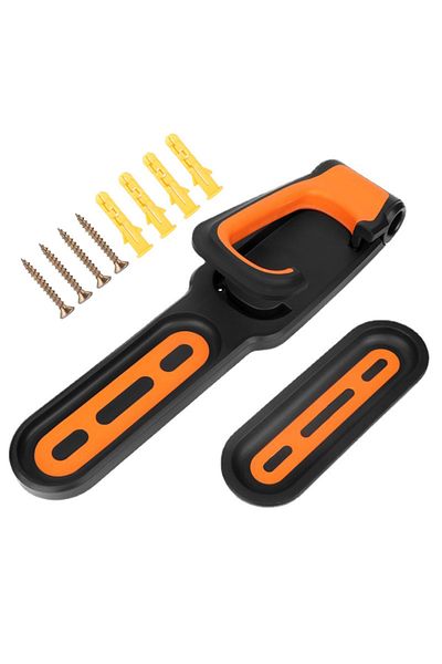 Choice GUAJ02-Orange Bicycle Support Bike Wall Mount Hook Stand Parking Holder Bicycle Parking Rack Storage