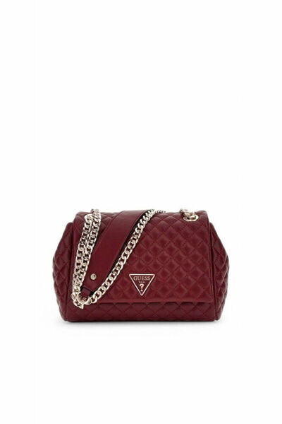 Guess Eco Rianee Claret Red Women's Crossbody Bag Hweqg954121