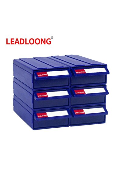 Choice3 Blue-Blue LEADLOONG F1 Desktop Storage Drawer 6pcs 180*95*50mm/7*3.7*...