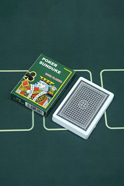 Weather Forecast ورق لعب البوكر البلاستيكي الأسود المقاوم للماء CIN444SY