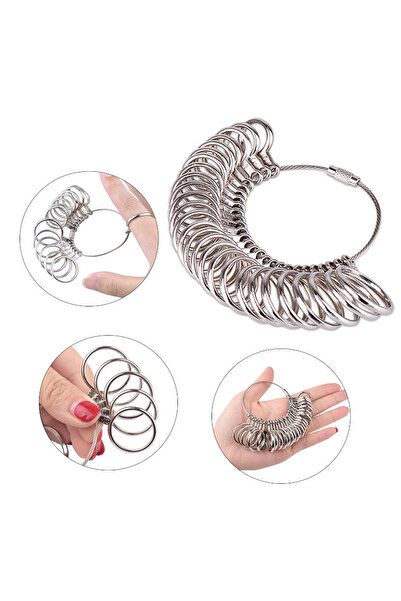 Chavin EU Size Metal Yüzük Ölçüsü Öğrenme Hesaplama Aparatı Ölçüm Aleti cin322