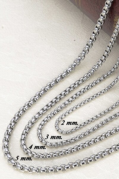 Chavin Gray 60 cm2 mmMen's Steel Chain dt94