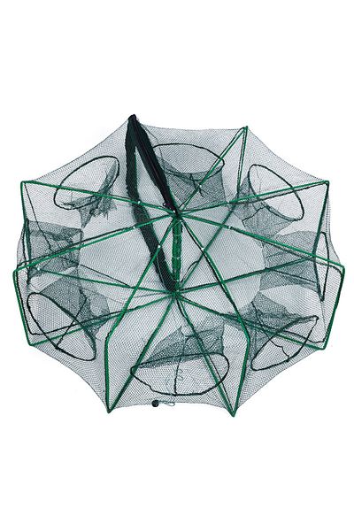 Choice 8 HOLES 65CM 6/8/10 Holes Mesh Portable Fishing Net Cage Folding Crayfish Catcher Casting Fish Crab