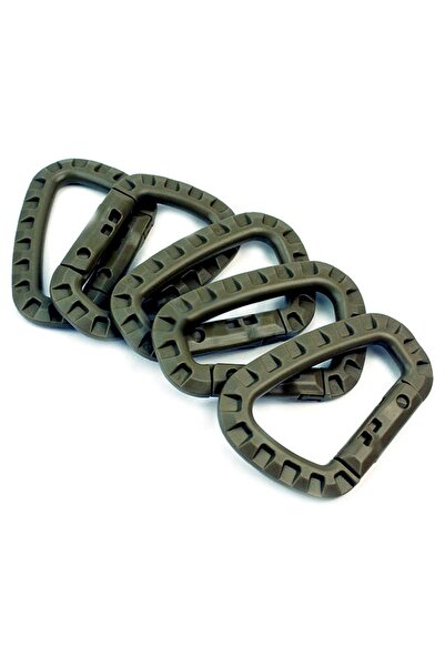 Choice OD 5 قطع Tac Link Molle حزام مشبك D مشبك ITW سلسلة مفاتيح حقيبة ظهر خا...