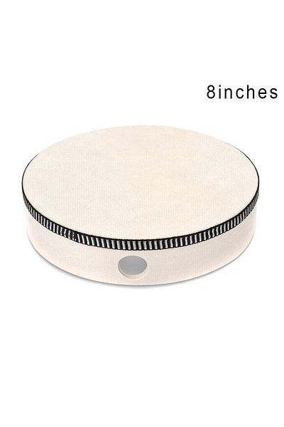 Choice 8inch Wooden Hand Drum Tambourine Kids Percussion Toy Wood Frame Drum for Children Music Game Conven