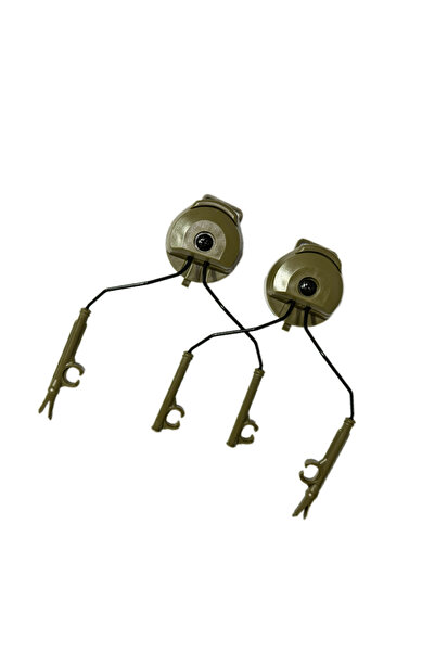 Choice1 Green Tactical Headset Bracket Fast Ops Core Helmet ARC Rail Adapter ...