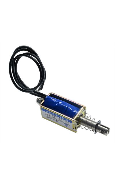 Choice JF-0530B DC 12V Push&Pull type Open Frame Electromagnet keepping Force 5N travel 10mm Linear Sole...