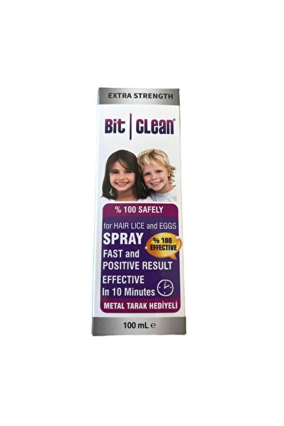 BİT CLEAN BİT SPREYİ - SPREY Formda - 100 ML - Metal Tarak Hediyeli - 10 Daki...