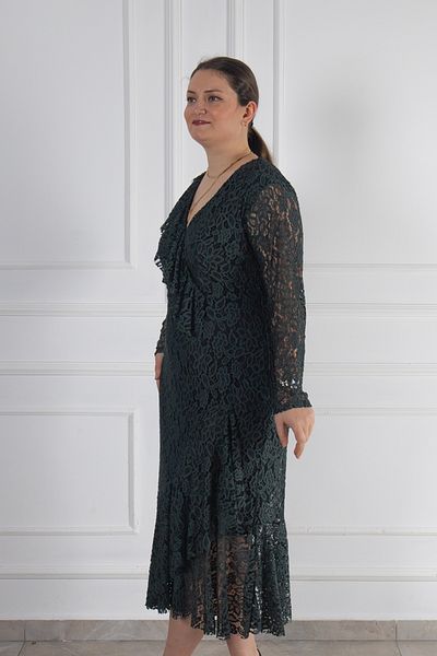 Bedrinxxl Plus Size Dress , My Way Plus Size Nefdi Green Dress
