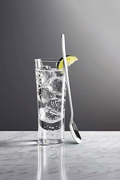 Chavin Paslamaz Çelik 20 cm Uzun Kahve Smoothie Tatlı Latte Karıştırma Kaşığı cin749by