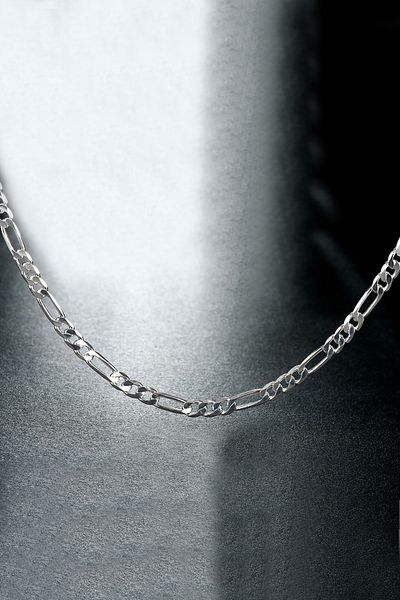 Chavin Figaro Model Flat - 75 cm 6 mm Men's Chain