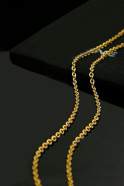 Chavin 45 cm String Plated Steel Necklace Chain - Ap82