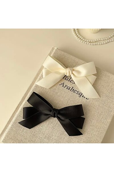 alhifa Satenski novi modni set tankih mašni i kopči