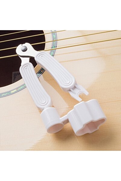 choice2 White Miwayer Guitar String Winder 3 IN 1String Peg Winder + String C...