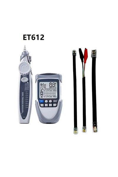 Choice ET612 TOOLTOP Network Cable Tester LAN Line Finder PoE Test Digitalized Cable Tracing Breakpoint Eth