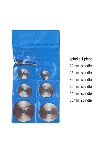 Choice 7 pcs-A 7Pcs HSS Circular Saw Blade Rotary Tool For Metal Cutter Power Tool Set Wood Cutting Discs D
