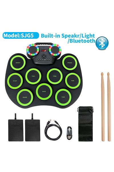 Choice SJG6 with Bluetooth Electronic Roll Up Drum Set