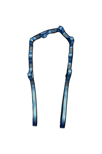 Choice حبل تعليق أزرق مكون من 10 حلقات، حبل تسلق، حزام تمديد اليوجا، حزام تمد...