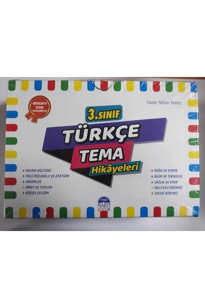 Martı Çocuk Yayınları 3. Sınıf Türkçe Tema Hikayeleri 10 Kitap Set