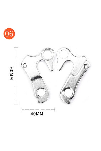 Choice 06 Silver-1pcs Lebycle Mtb Road Bicycle Alloy Rear Derailleur Hanger Racing Bike Frame Gear Tail Hoo